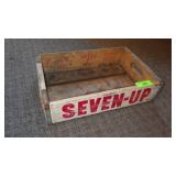 VTG WOODEN 7-UP CRATE