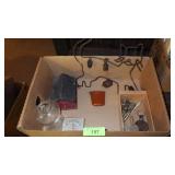 BIRDHOUSE, WIRE KITTY CAT BELLS, LAMPSHADE,>>>