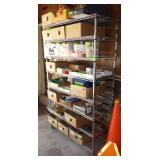 METAL ROLLING SHELVING UNIT 48 x 18 x 76
