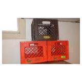 3 MILK CRATES