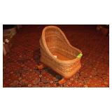 BASKET CASES WICKER CRADLE