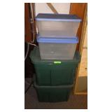 FOUR STORAGE CONTAINERS