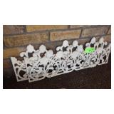VINTAGE CAST IRON ARCHITECTURAL PANELS 23 x 8