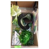 ST. PATRICKS DAY HAT, SHAMROCK BANDANAS, FOAM >>>>