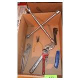 ASST. WRENCHES, 4 WAY LUG NUT WRENCH
