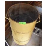 MEATL TRASH CAN / BARREL 27" TALL