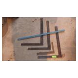 4 T-SQUARES, BILL HUNTER FURNITURE YARDSTICK