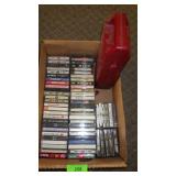 VTG CASSETTE HOLDER & ASST CASSETTES
