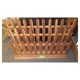 3 DECORATIVE FENCE SECTIONS: ONE IS 36" X 19",>>>