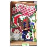 CHRISTMAS OVEN MITTS, HOT PADS, PLACEMAT, FELT>>>>