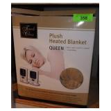 HEATED BLANKET QUEEN SIZE TURNS ON