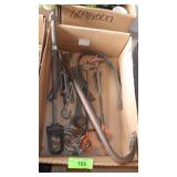 CROWBAR, TURNBUCKLES, DOG TIE OUT, ETC
