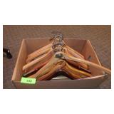 WOODEN CLOTHES HANGERS