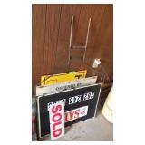 METAL SOLD SIGNS & REAL ESTATE SIGNS, HEAVY DUTY>>