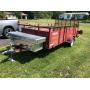 14FT TRAILER WITH SIDEWALLS, WENCH CROSS COUNTRY