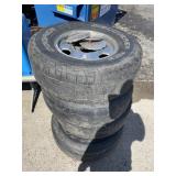 GMC aluminum rims on tires