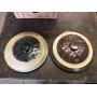 LOT OF 2 STONEWARE LIDS