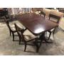 DINING TABLE AND 4 CHAIRS