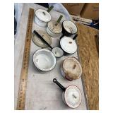 Enamel pans