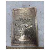 1934 grange life insurance table top display