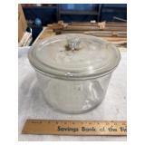 Covered dish lid has chip