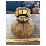Slag glass shade