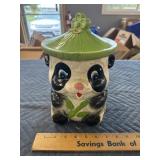 Panda cookie jar