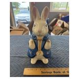 Rabbit cookie jar