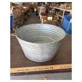 Galvanized tub