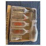 Milk bottles