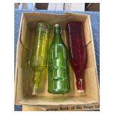 Colored bottles