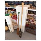 Wood oars