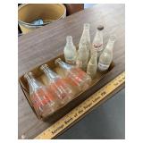 Milk and assorted bottles