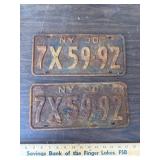 1930 matching plates