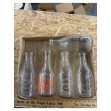 Milk bottles