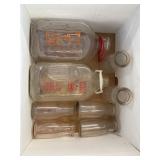 Milk bottles