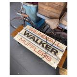 Walker muffler advertising light
