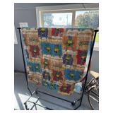 Vintage 1988 ninja turtles blanket