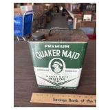 Quaker maid oil can