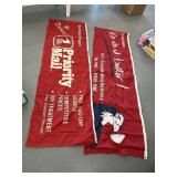 Vintage usps banners