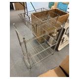 Wire shelf and basket