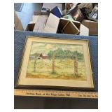 Signed painting
