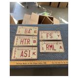 License plates