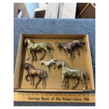 Metal horses