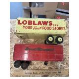 2 vintage toy trailers