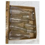 Embossed milk bottles