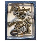 Brass and aluminum letters