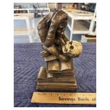 Signed Darwin statue