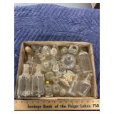 Glass bottles and tops