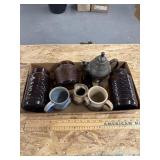 Pottery and glassware